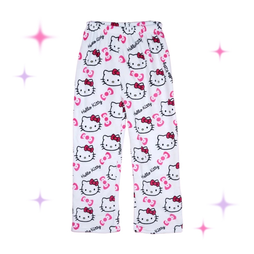 NWT! Hello Kitty White Pajama Pants
